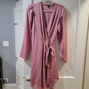 Express Wrap Mini Dress
